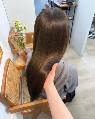 ロング カラー あおやぎ ななのヘアスタイル