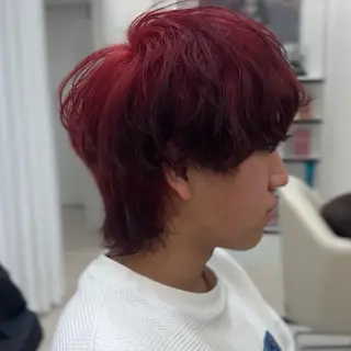 ショート カラー メンズ SALOWIN名古屋Suite店所属・名古屋のメンズ特化 美容師/わたるのヘアスタイル