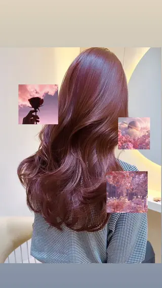 カラー ❤️ブリーチなし💚 ダブルカラー平野実花のヘアスタイル