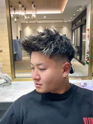 ショート パーマ 【再現性120%】 🔥龍也リュウヤ🔥のヘアスタイル