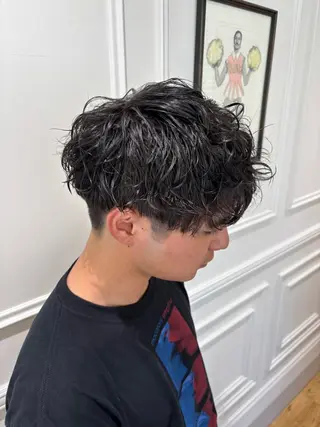 パーマ メンズ ロゼ 神田 雅春のヘアスタイル