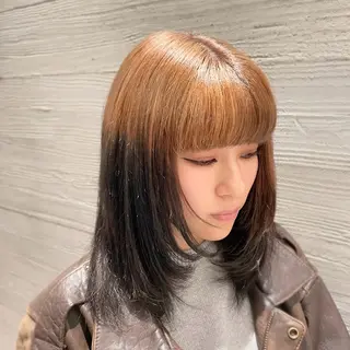 ミディアム カラー .⋆⟡💖 Marin💖⟡⋆.のヘアスタイル