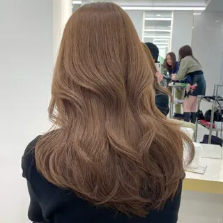 ロング カラー 韓国顔まわり/前髪 /レイヤー/いつきのヘアスタイル