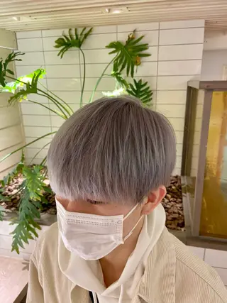 カラー メンズ 透明感カラー🧡🌿 Mioのヘアスタイル