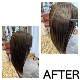 ミディアム 長津 健一郎のヘアスタイル