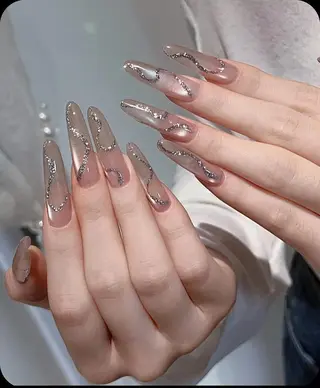 ネイル RAFFINE haru🦋🩵のネイルデザイン