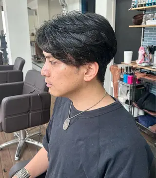 パーマ メンズ メンズサロン　アソビ元町店所属・メンズカット✨ メンズパーマ聖のヘアスタイル