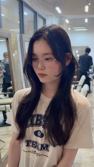 ロング カラー Pocket仙台 💚モエリのヘアスタイル