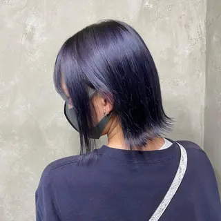 ミディアム カラー パーマ メンズ キッズ ネイル 艶ピンク*ヘアセット 🌙shioriのヘアスタイル