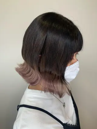 ミディアム カラー 🤍透明感/韓国風 🤍サクラギヒトミのヘアスタイル