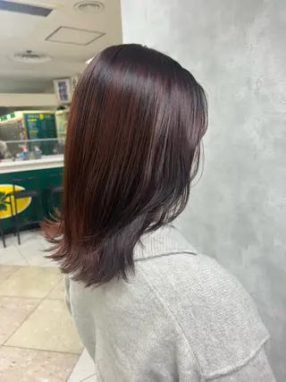 ミディアム カラー 🌈半谷 千尋⛅️✨のヘアスタイル