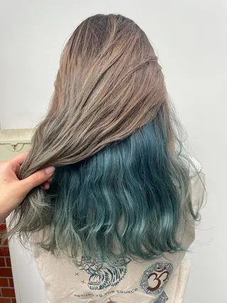 セミロング カラー 中目黒🌼 🌼ハナのヘアスタイル