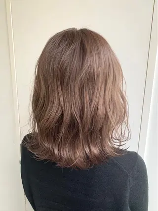 ミディアム カラー 🌿似合わせブリーチ 松本朋幸🌿のヘアスタイル