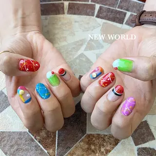 ネイル NEW WORLD所属・MIZUKI 🌏NEWWORLDのネイルデザイン