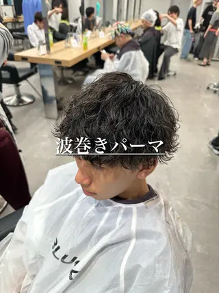 ショート パーマ メンズ 【メンズ特化】 サエキカズマのヘアスタイル