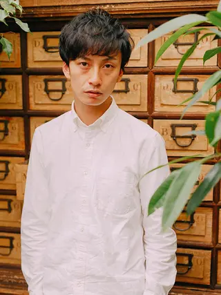 ショート パーマ 福島 浩司のヘアスタイル