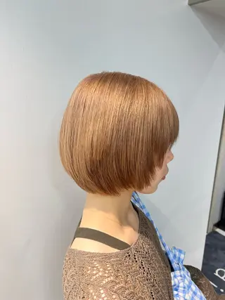 ショート 💫ハイトーンボブ/ HARU💫のヘアスタイル