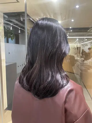 ミディアム カラー カラーモデル募集/ 森本明花のヘアスタイル