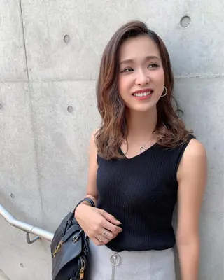 ロング カラー box mico. mutsumiのヘアスタイル