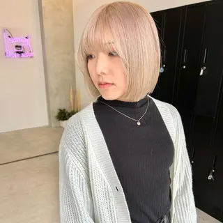 ミディアム カラー mood tatemachiのヘアスタイル