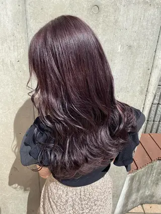 セミロング カラー 💗💗韓国レイヤー yu-ki💗💗のヘアスタイル