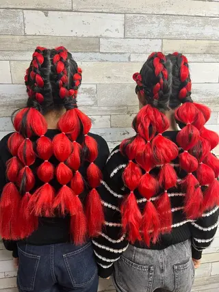 ロング B-W ⭐️REIKOのヘアスタイル