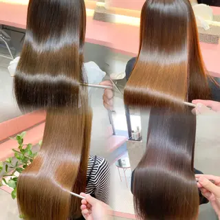 セミロング カラー 銀座/韓国レイヤー髪 質改善/RYUのヘアスタイル