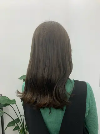セミロング カラー 本格ヘッドスパ🌿 ×ヘア　佐藤のヘアスタイル