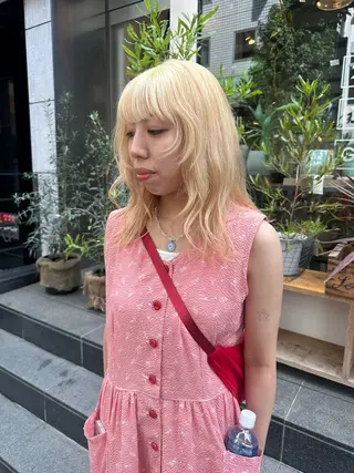 ロング カラー yurika☁️ 似合わせ｜レイヤーのヘアスタイル