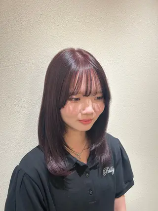 カラー 中川 結花のヘアスタイル