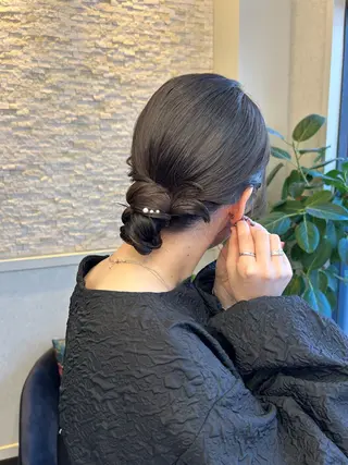 ヘアアレンジ ALVAREZ BARBER SHOP所属・takebuchi harukaのヘアスタイル
