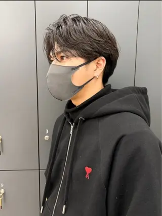 パーマ メンズ 三村 彰吾のヘアスタイル