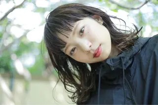 ミディアム カラー パーマ Genta @gegege75のヘアスタイル