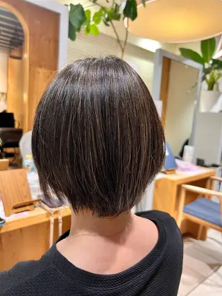 ショート パーマ ヘアーサロン　エムプラス　ヨツバコ所属・壽賀 竜佑のヘアスタイル
