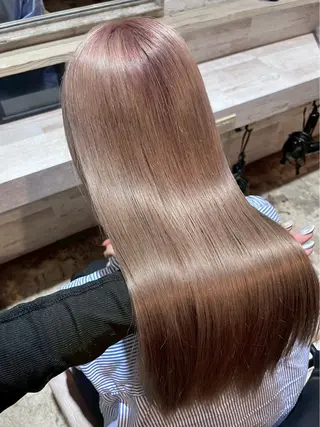 ロング カラー ハイトーン/韓国風/ 艶髪/吉祥寺のヘアスタイル