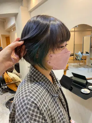 ショート カラー なかむら ゆきのヘアスタイル