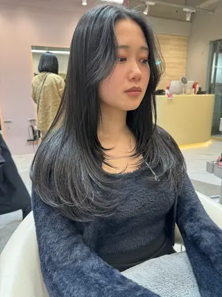 ロング カラー ヘアアレンジ 🔶似合わせセンター パート/ヤス🔶のヘアスタイル