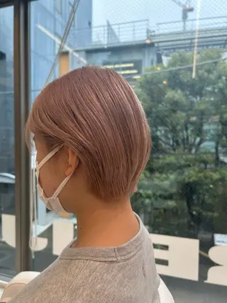 ショート RENJISHI  omotesando所属・🌈🧡ヤマダ ヒロナ🌈🧡のヘアスタイル