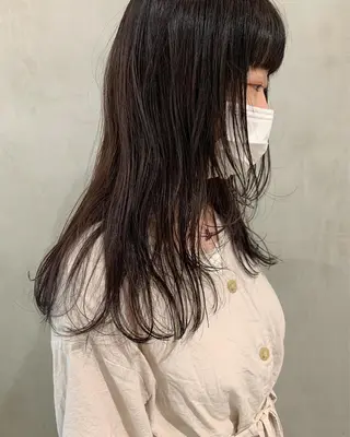 セミロング カラー アンニュイヘア🪽 ayumiのヘアスタイル