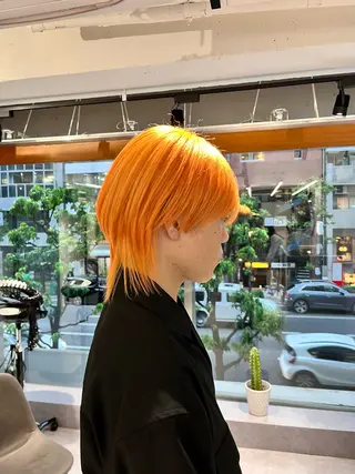 ショート カラー メンズ デザインカラー 小西勇次のヘアスタイル