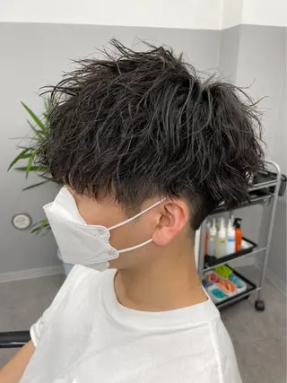 パーマ メンズ 🤎カット/ブリーチ /縮毛矯正/大宮🤎のヘアスタイル