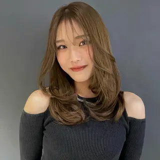 セミロング レイヤー /髪質改善/ariのヘアスタイル