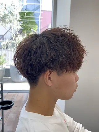 パーマ メンズ 伊藤 陸のヘアスタイル