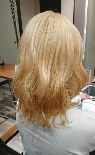 ミディアム カラー ACROあべの店所属・艶カラー/インナー /グラデ/大西小百合のヘアスタイル