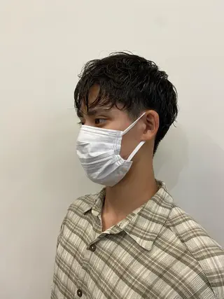 ショート メンズ パーマ特化美容師 mikuのヘアスタイル