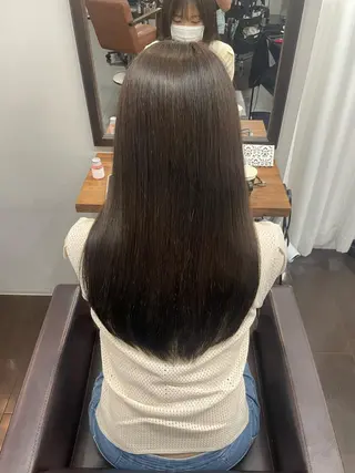 ロング 艶・暖色カラー/ メンズ/名駅/ユキハのヘアスタイル