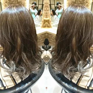 ミディアム カラー youres センター南所属・センター南 SEIJIのヘアスタイル