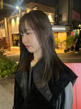 ロング 竹内 菜々子のヘアスタイル