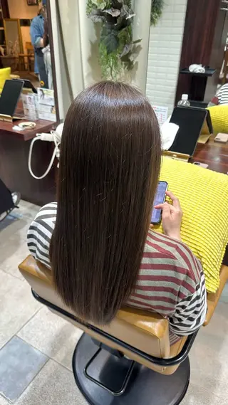 カラー JAGARA千葉駅東口店所属・honoka/艶カラ ー/透明感カラーのヘアスタイル