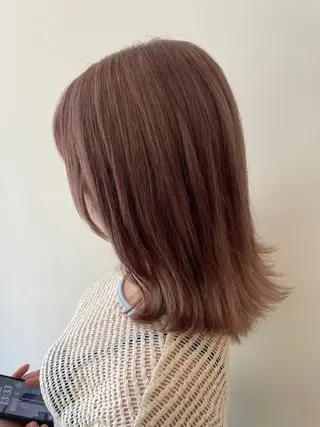 ミディアム 💖ASUKA 💜/透明感カラーのヘアスタイル